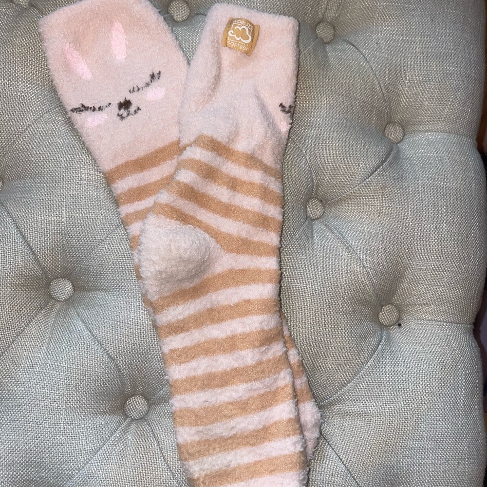 Cute Striped Bunny Socks